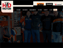 Tablet Screenshot of hdmotor.it